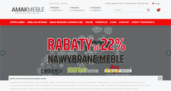 Desktop Screenshot of amakmeble.pl